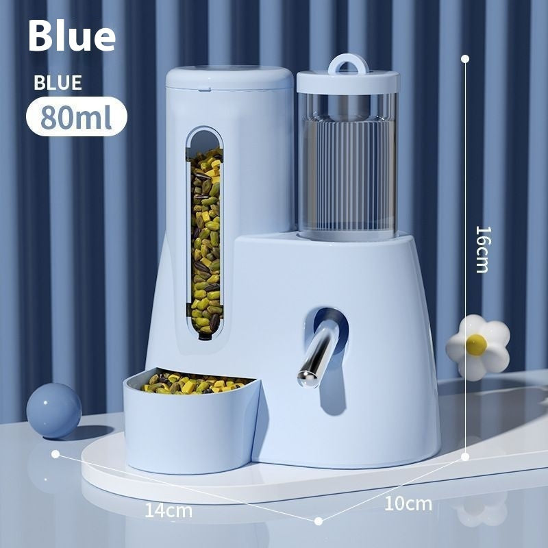 Dispenser Automatico 2-in-1: Pasti Sempre Freschi, Igiene Totale e Zero Sprechi 🐹💧