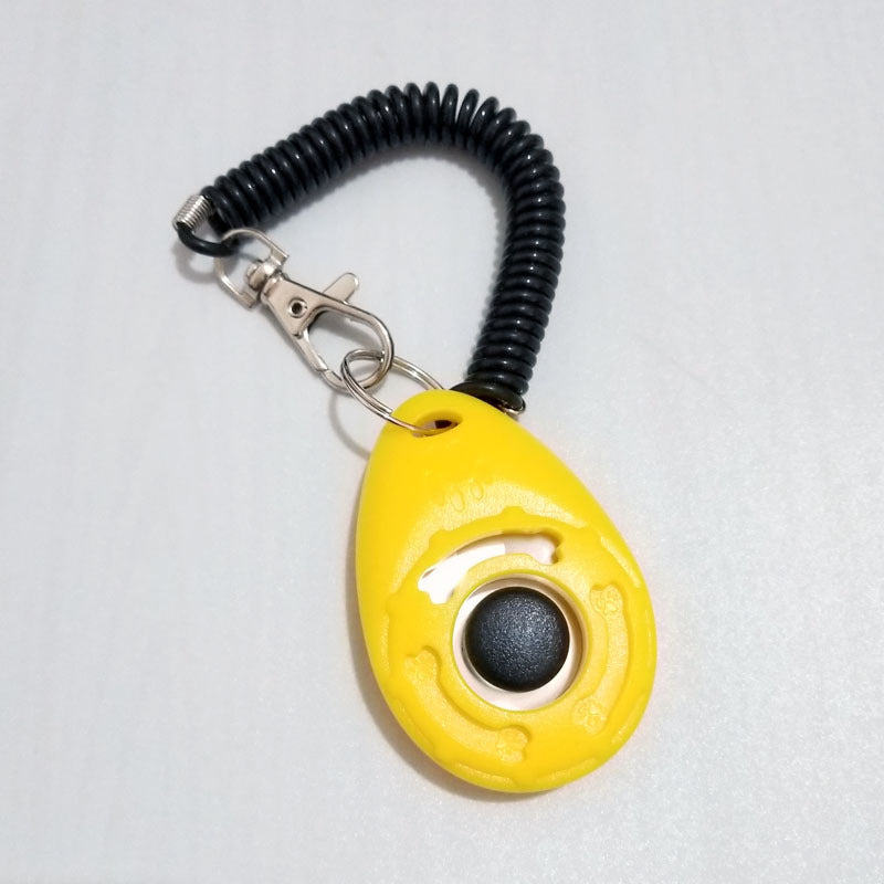 🧠🐕 Clicker Professionale da Addestramento per Cani con Laccetto a Molla!