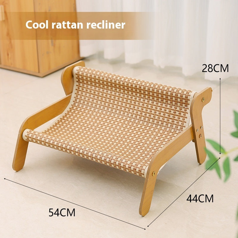 🐱🛏️ Lettino Amaca Rialzato per Gatti con Tiragraffi Integrato - Relax e Divertimento!
