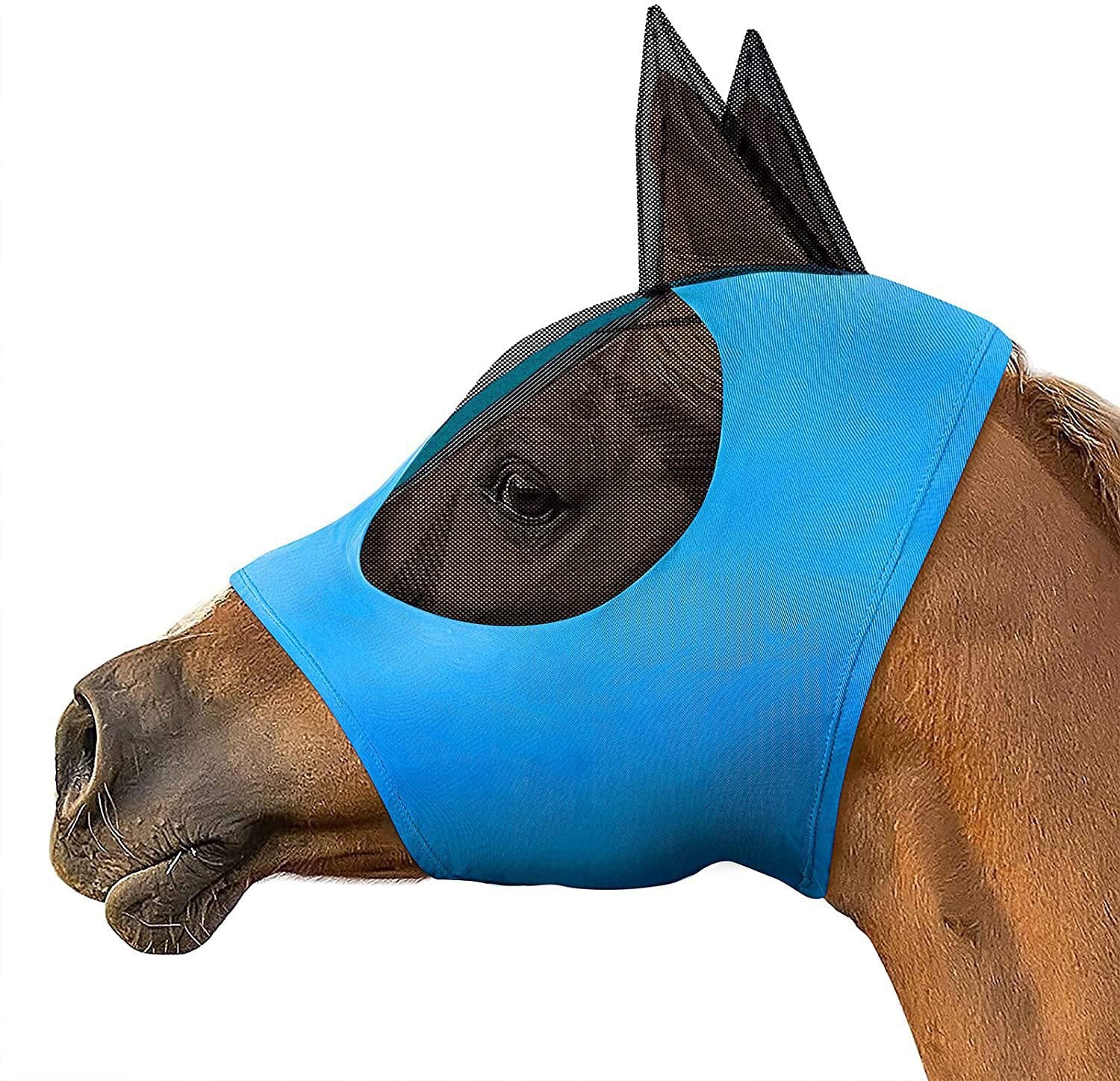🐴🌬️ Maschera Protettiva Viso Cavallo - Scudo Totale Anti-Vento, Anti-Insetti e Anti-Polvere!