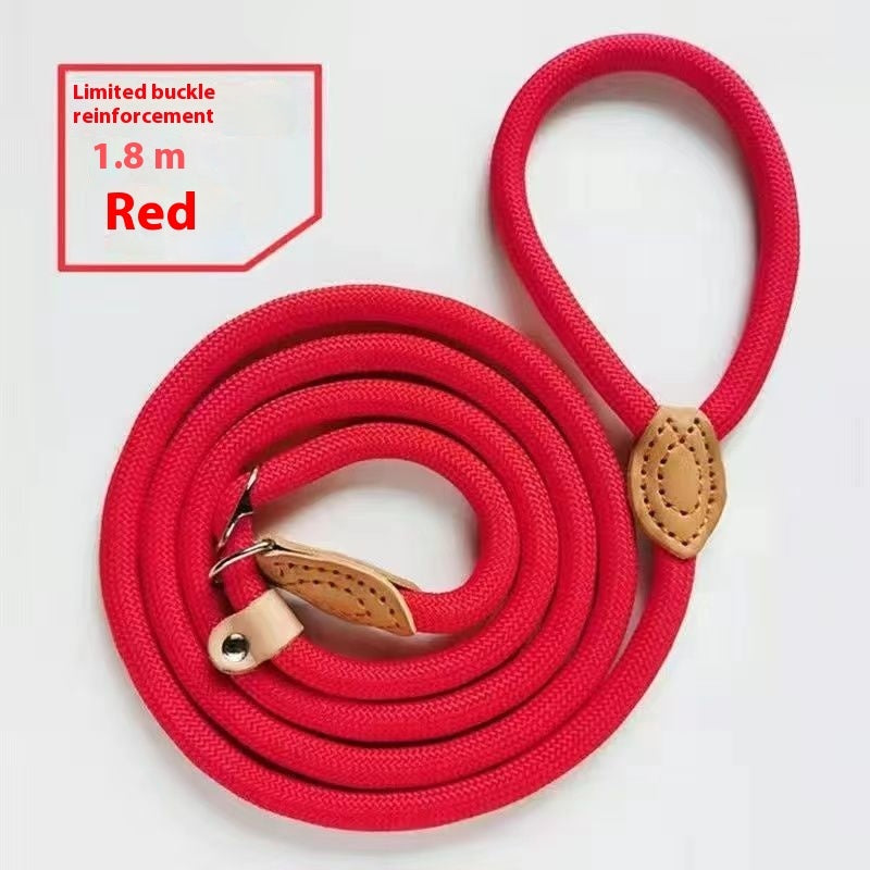 🐶🪢 Guinzaglio a Scorrimento in Morbida Corda Naturale - Eleganza e Controllo Rapido