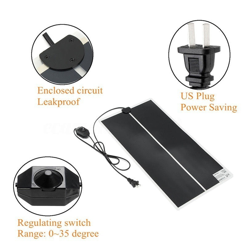 🦎🌡️ Tappetino Riscaldante Regolabile per Rettili e Terrari - Crea l'Habitat Ideale!