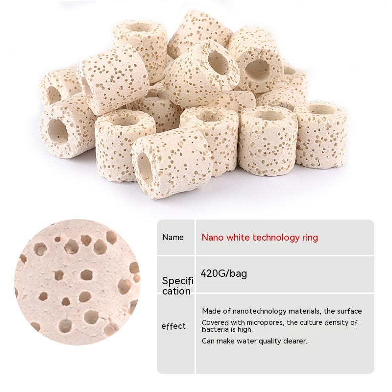 💧🛡️ Mix Materiale Filtrante Biologico Supremo per Acquario (Cannolicchi & Bio-Ring)