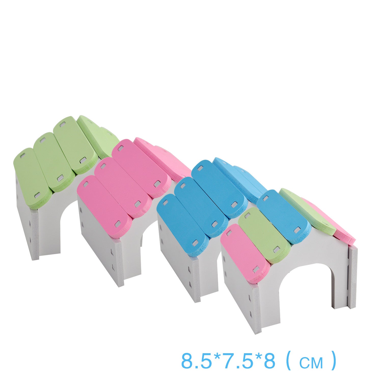 Casetta Rifugio "Rainbow": Design Colorato, Riposo Sicuro e Zero Stress 🌈🐹