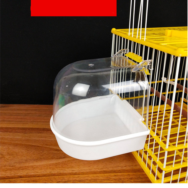 Bagnetto Esterno Splash-Proof: Igiene Perfetta, Acqua Pulita e Zero Schizzi 🐦💦