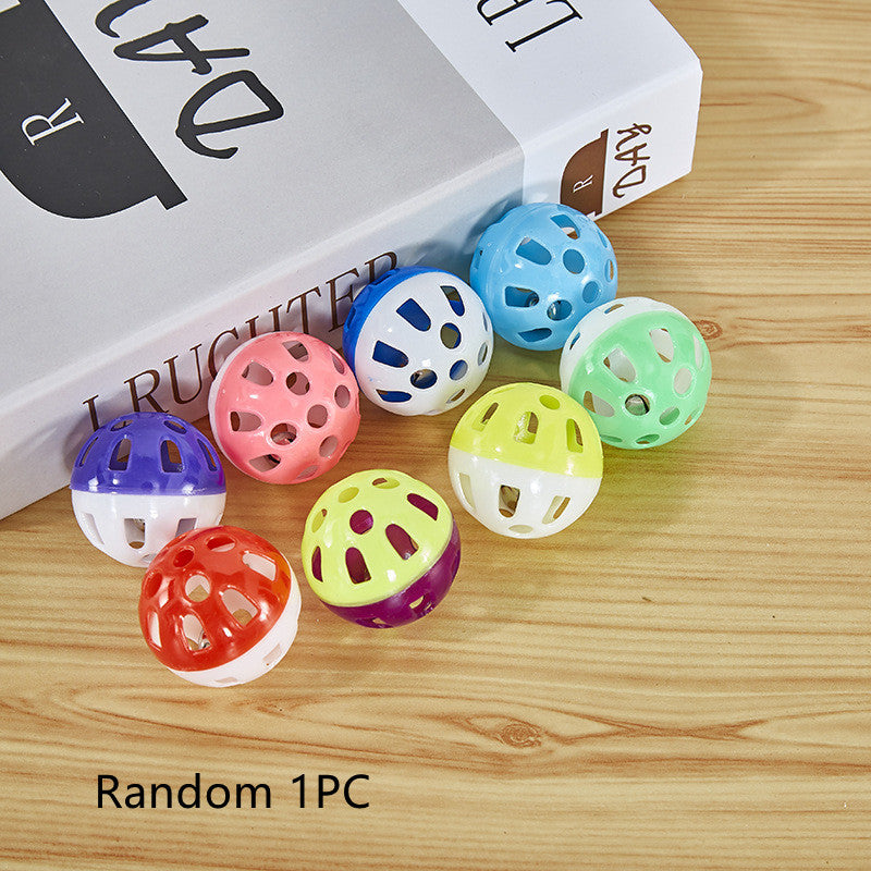 Palline Interattive Sonore con Campanellino per Gatti - Set Divertimento
