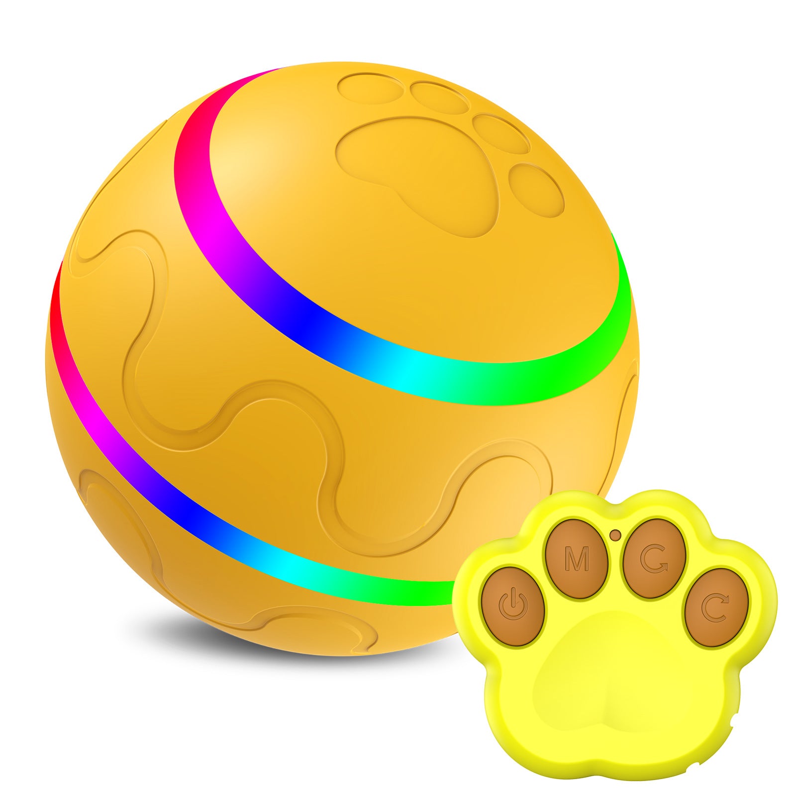 Pallina Intelligente Interattiva per Gatti - Gioco Rotante USB