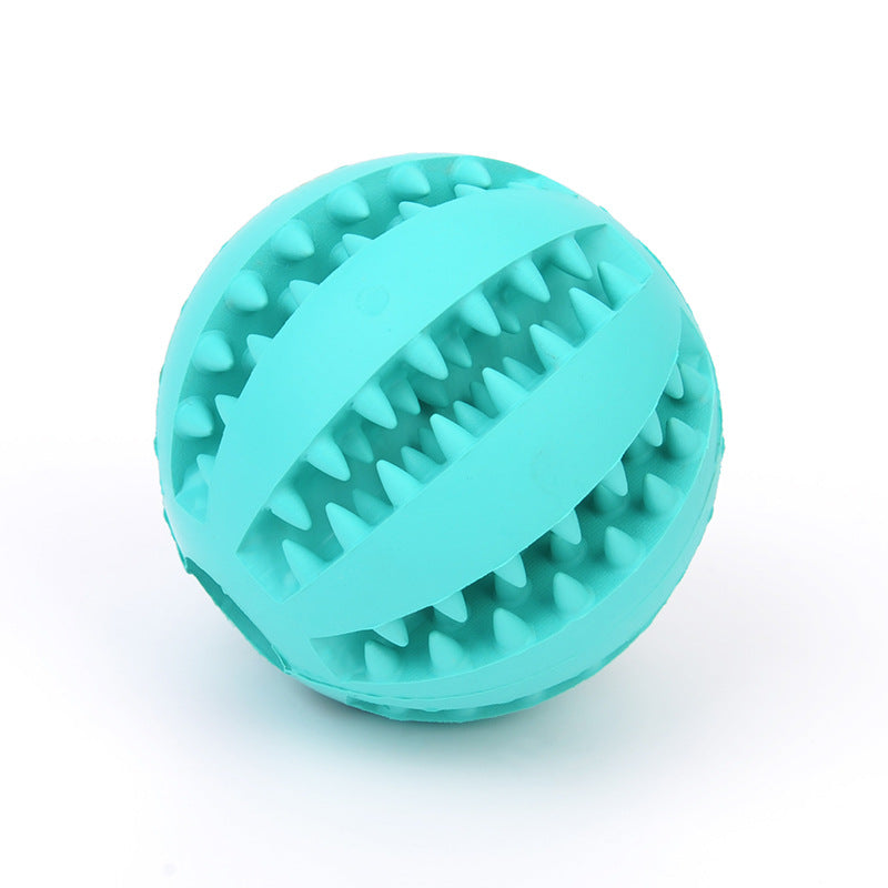 🎾🦷 Pallina Dispenser Snack Pulisci-Denti in Gomma - Divertimento al Sapore di Menta!