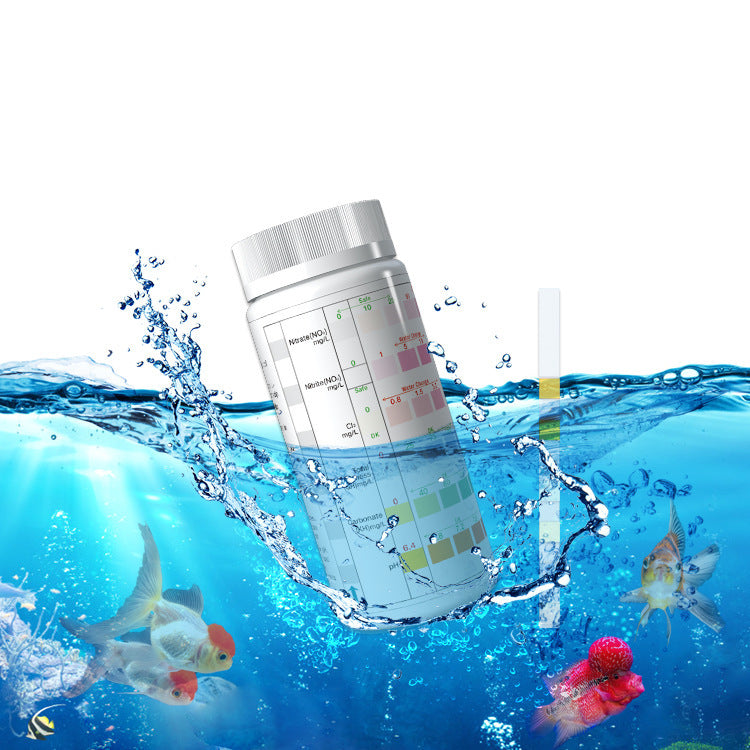 💧🧪 Strisce Test Acqua Acquario 6-in-1 - Salute e Prevenzione in Soli 60 Secondi!