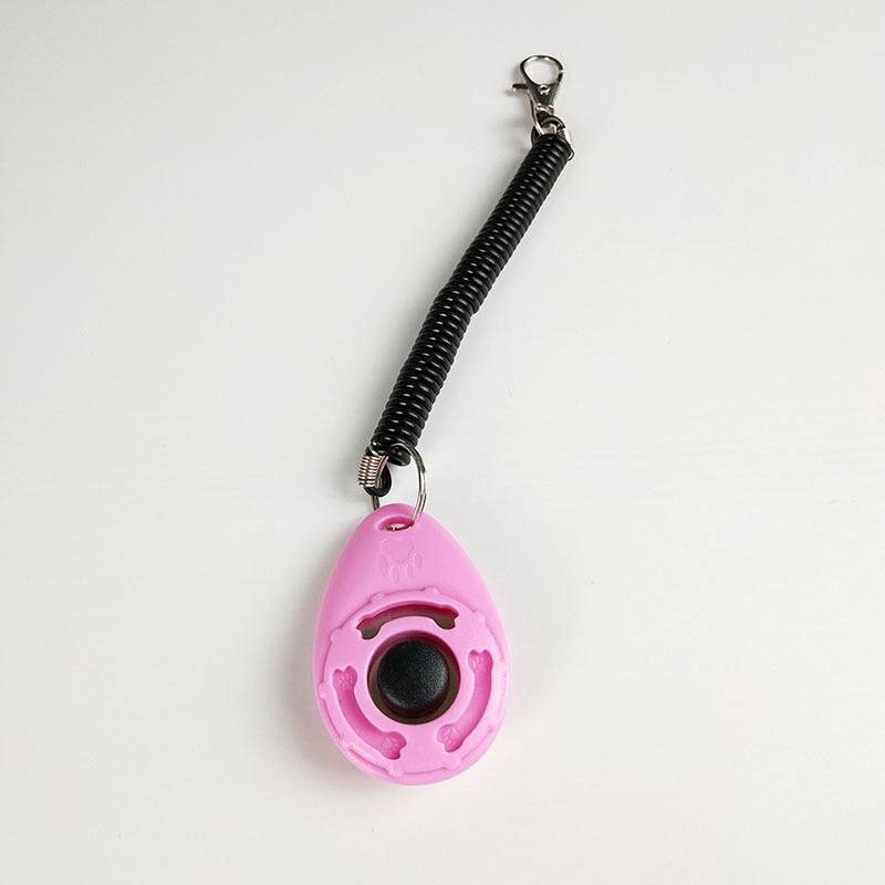 🧠🐕 Clicker Professionale da Addestramento per Cani con Laccetto a Molla!
