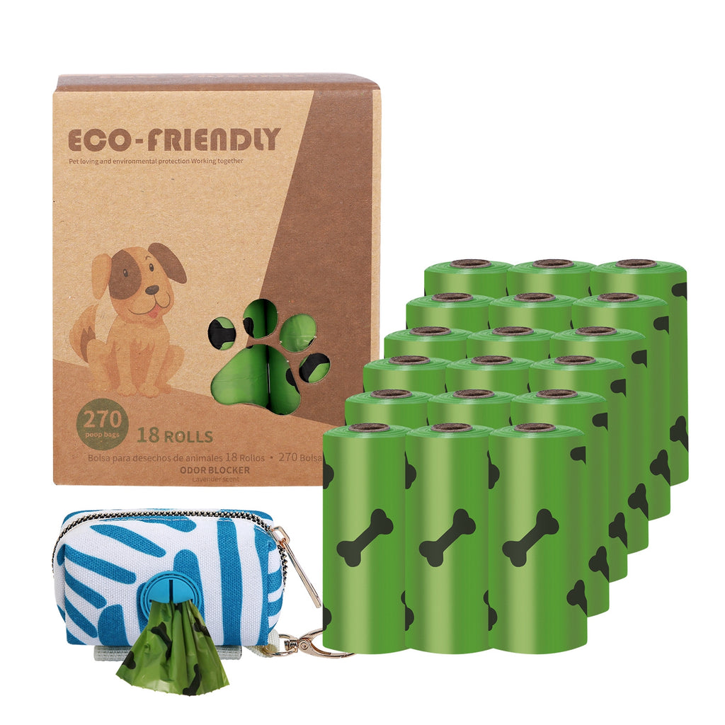 ♻️🦴 Kit Premium Sacchetti Eco- Friendly con Dispenser - Materiale Riciclato e Stampa a Osso!