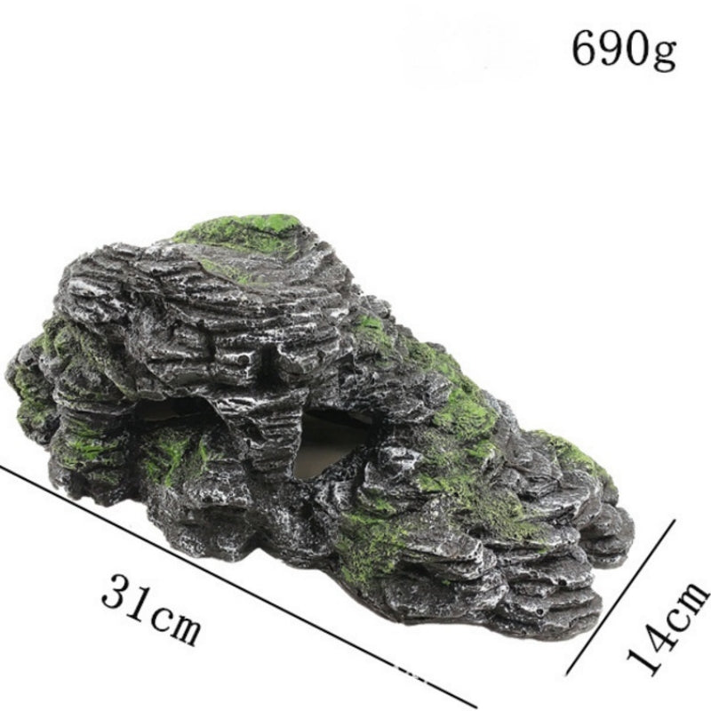 Roccia Decorativa con Terrazza: Paesaggio Naturale, Relax Sicuro e Zero Tossicità 🐢🏞️