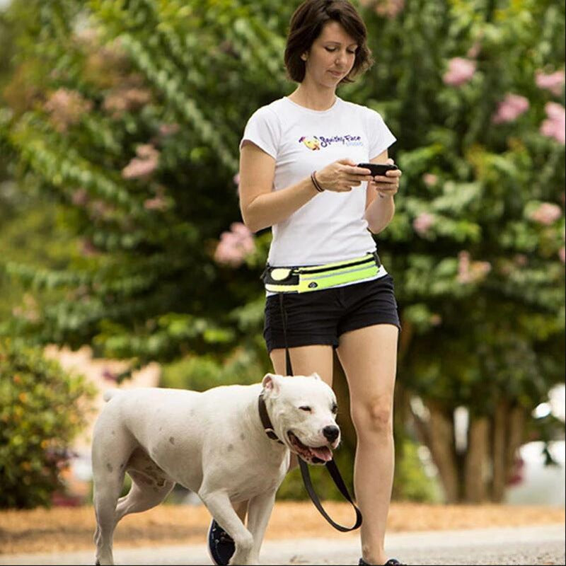 Guinzaglio a Marsupio "FreeRun": Corsa, Libertà e Zero Strappi 🏃‍♂️🐕