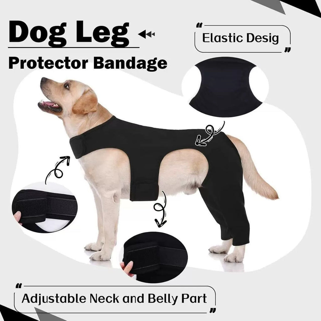 🐕🩹 Tutore Protettivo Doppio per Zampe Posteriori - Comfort Post-Operatorio!
