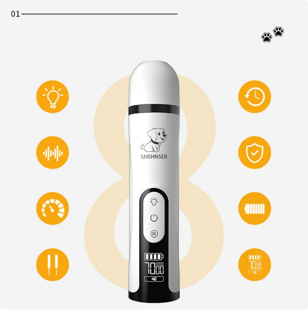 Tagliaunghie LED per Animali con Rilevatore di Vasi Sanguigni.