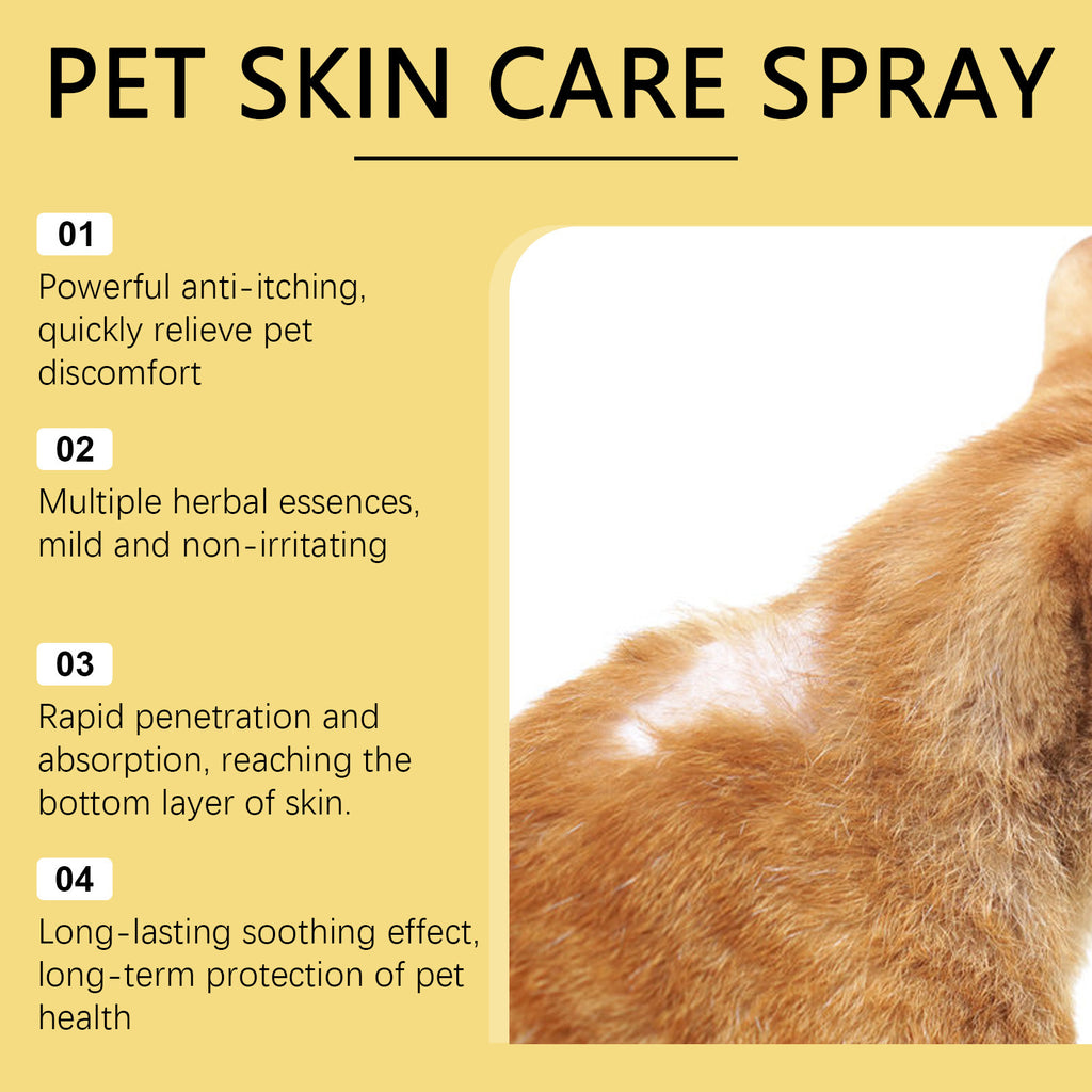 Spray Lenitivo "DermaCare": Sollievo Rapido, Idratazione e Zero Prurito 🧴🐶