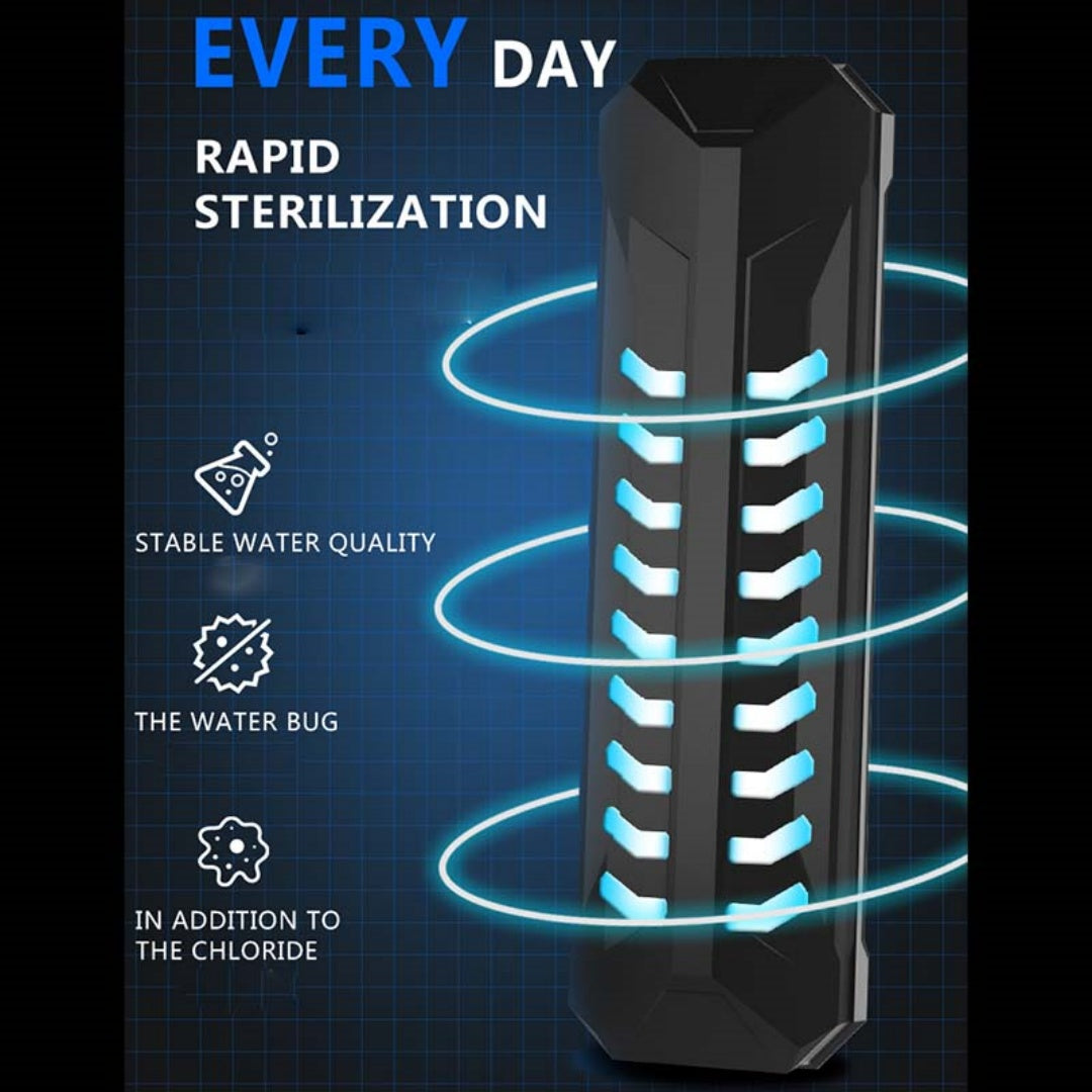 🦠⚡ Lampada Sterilizzatrice UV per Acquario con Timer - Il Segreto per un'Acqua Cristallina!