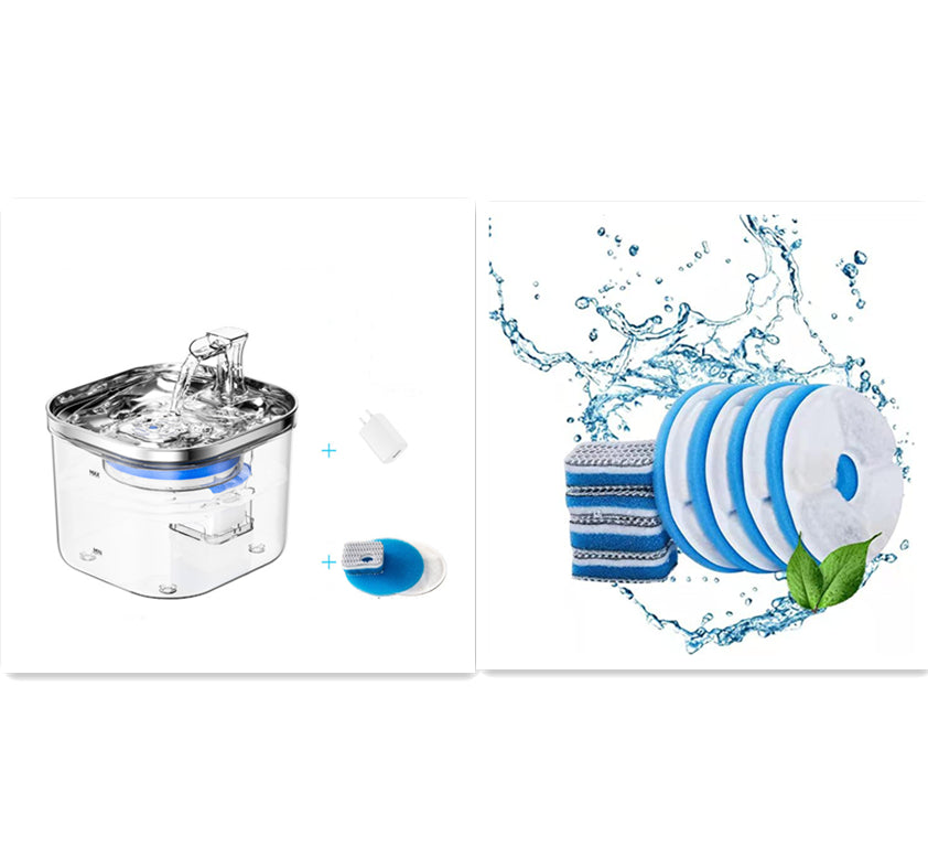 Fontana Automatica in Acciaio Inox: Acqua Sempre Fresca, Idratazione Sicura e Zero Batteri 💧🐈
