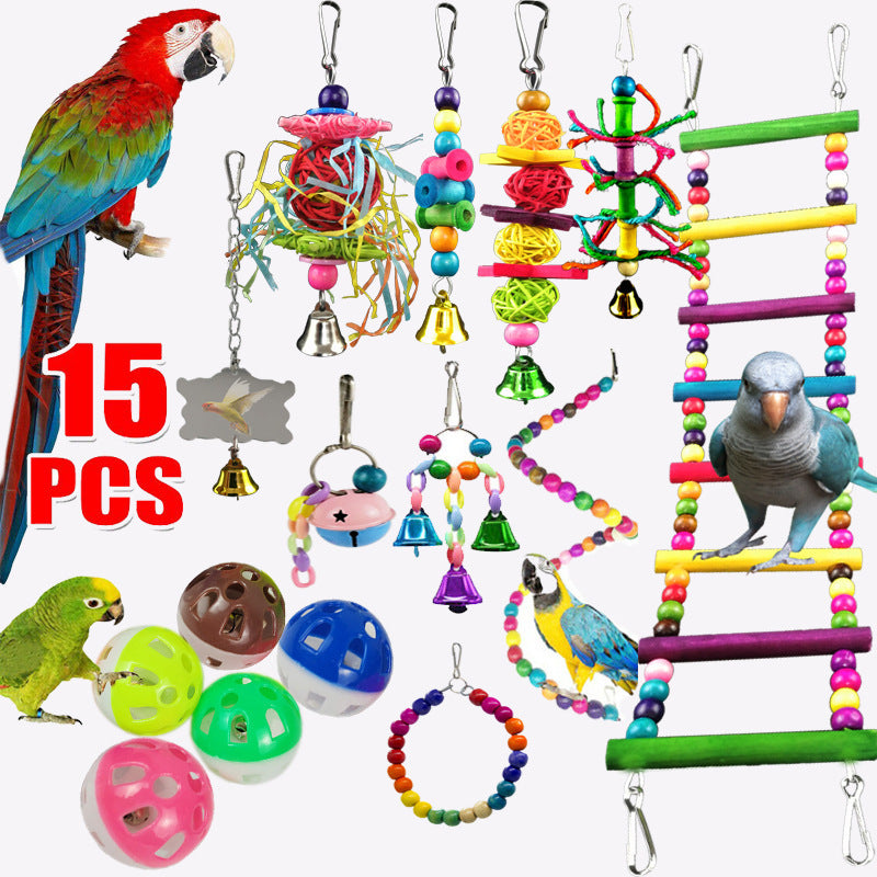 Set 10 Giochi Interattivi per Pappagalli