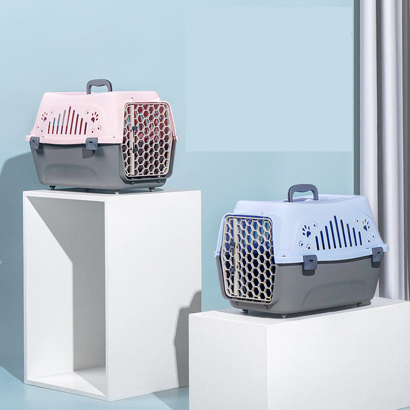 ✈️🐈 Trasportino Rigido "Air Box" per Cani e Gatti - Viaggia in Totale Sicurezza e Stile!
