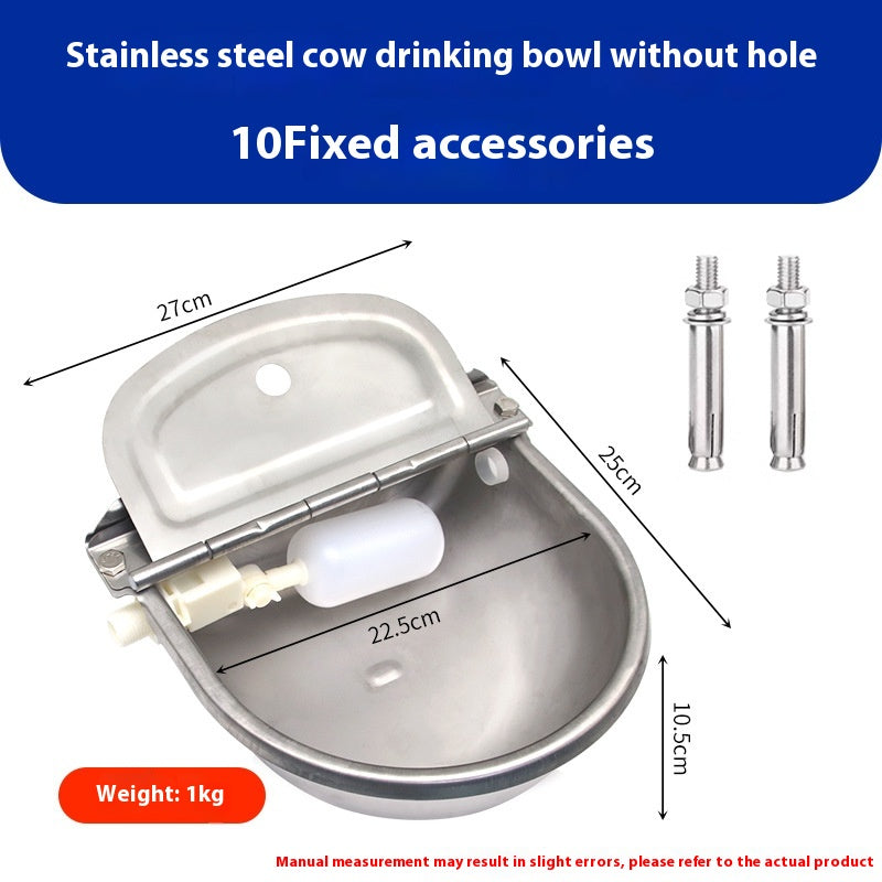 🐴💧 Abbeveratoio Automatico in Acciaio Inox con Galleggiante - Acqua Sempre Fresca!