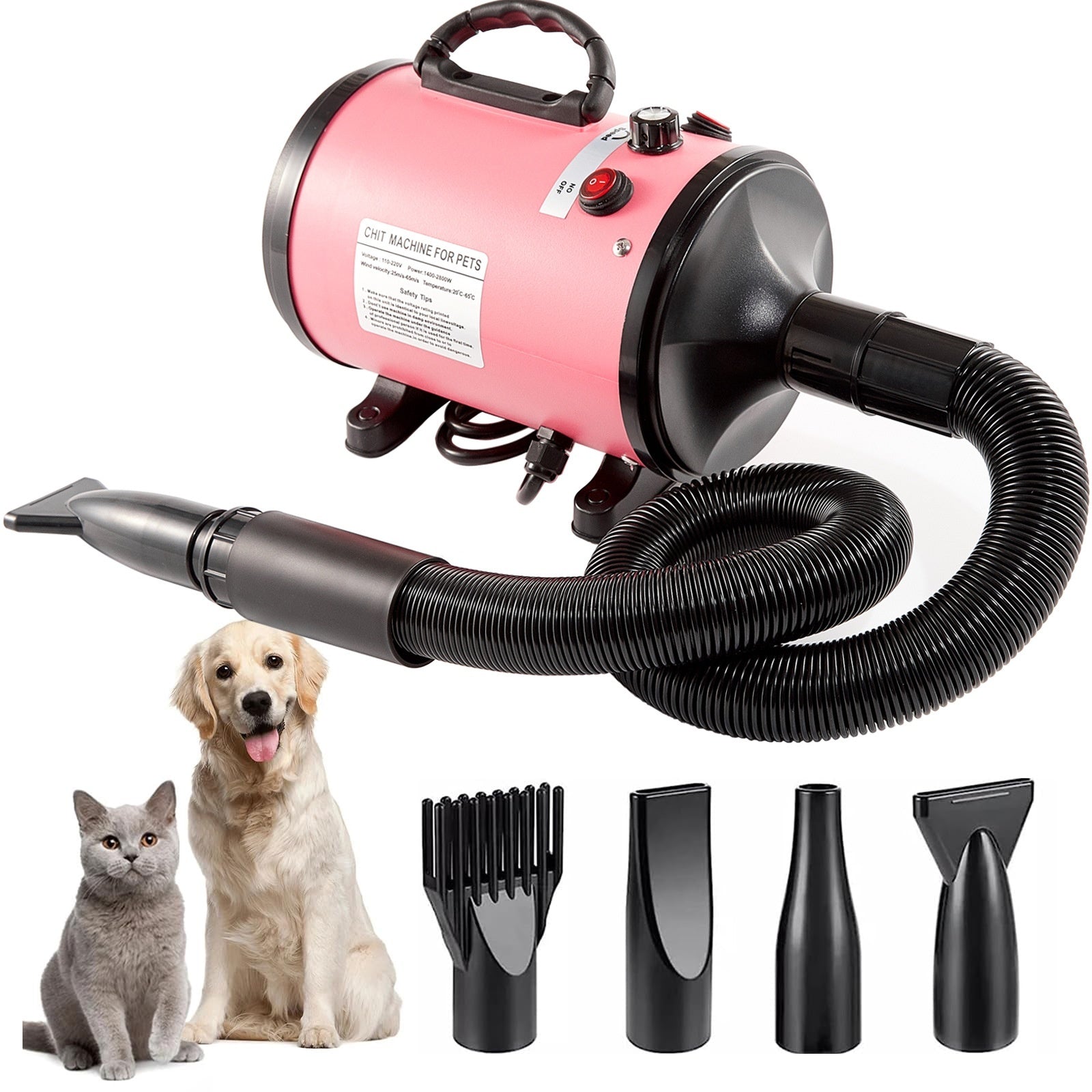 🌪️🐶 Soffiatore Asciugatore Professionale per Cani - Asciugatura Rapida da Toelettatura!