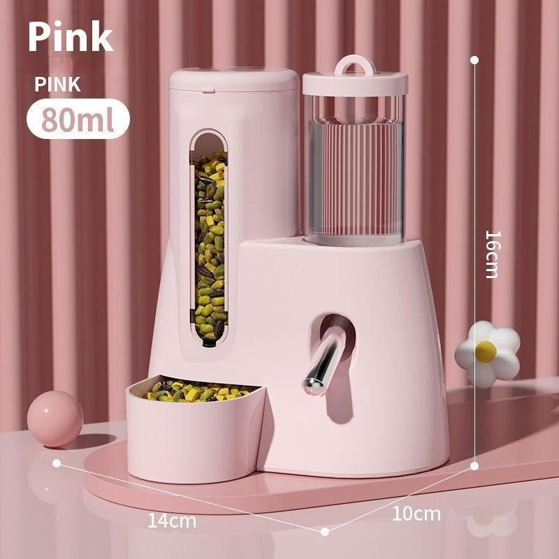 Dispenser Automatico 2-in-1: Pasti Sempre Freschi, Igiene Totale e Zero Sprechi 🐹💧