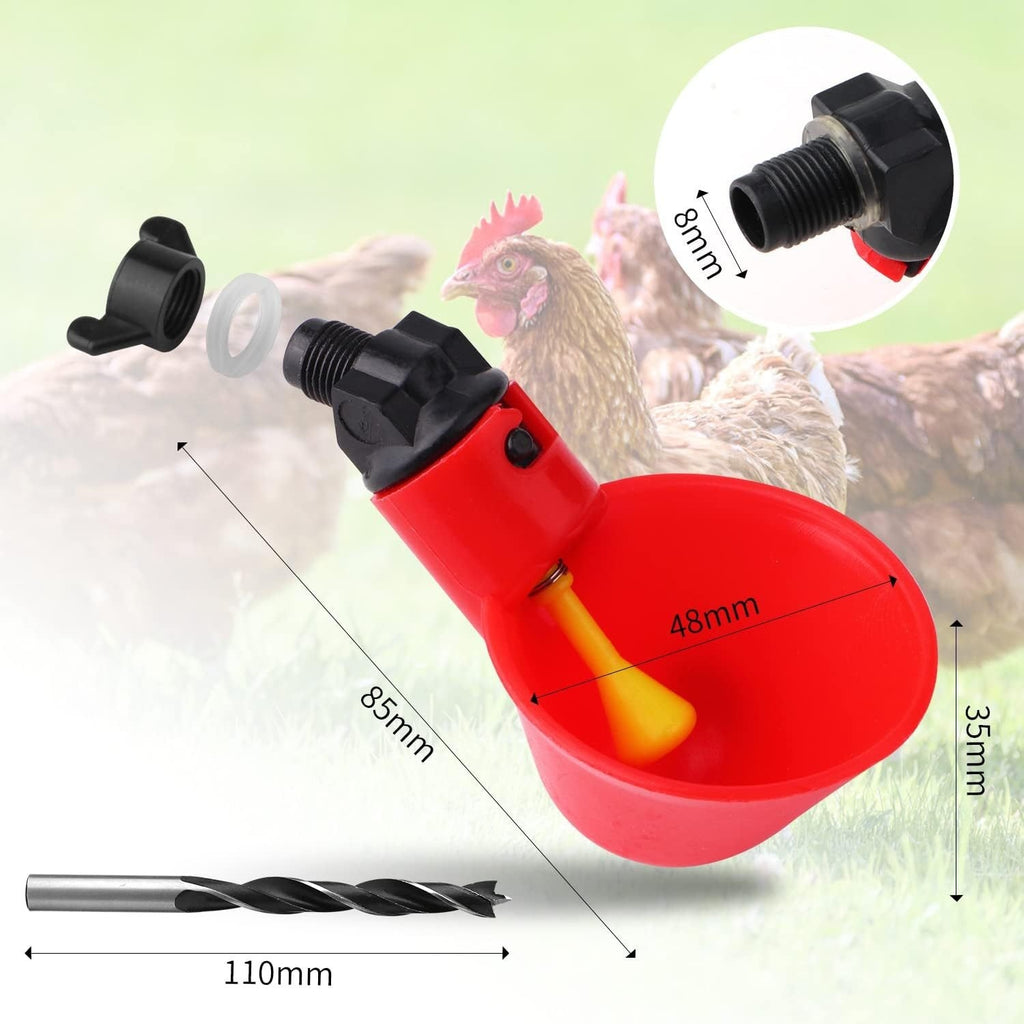 🐔 Abbeveratoio Automatico per Pollame: Acqua Fresca, Zero Sprechi! 🦆