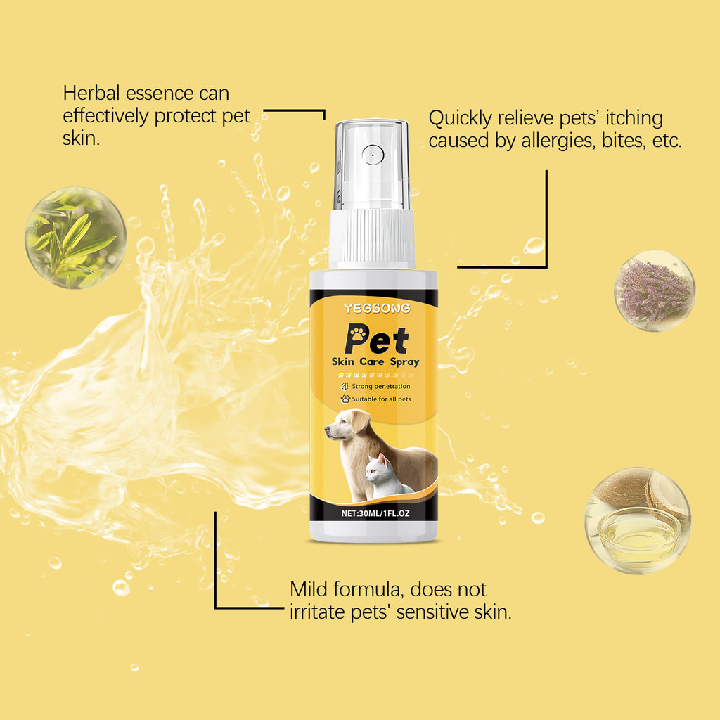 Spray Lenitivo "DermaCare": Sollievo Rapido, Idratazione e Zero Prurito 🧴🐶
