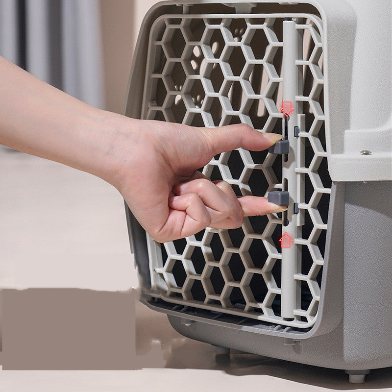 ✈️🐈 Trasportino Rigido "Air Box" per Cani e Gatti - Viaggia in Totale Sicurezza e Stile!