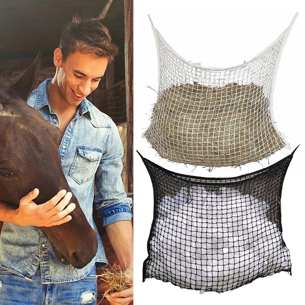 Rete Fieno "SlowFeed" Sospesa: Digestione Sana, Zero Sprechi e Massimo Benessere 🐴🌾