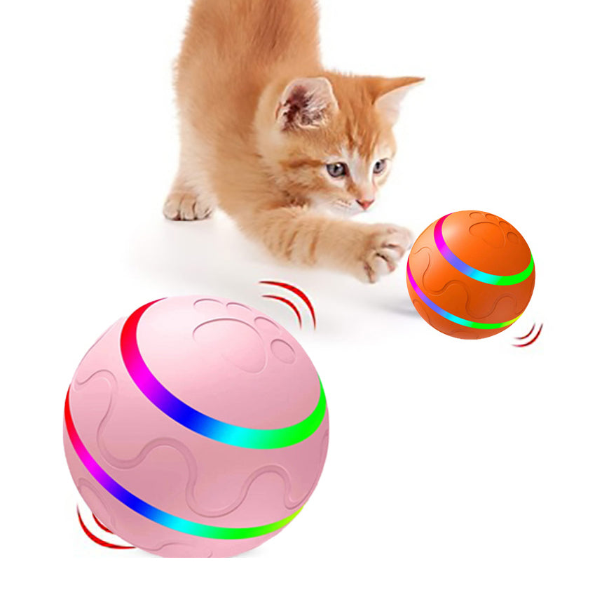 Pallina Intelligente Interattiva per Gatti - Gioco Rotante USB