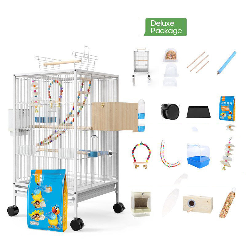 Voliera "SkyCastel" con Area Gioco: Spazio Infinito, Libertà e Zero Costrizioni 🏰🕊️