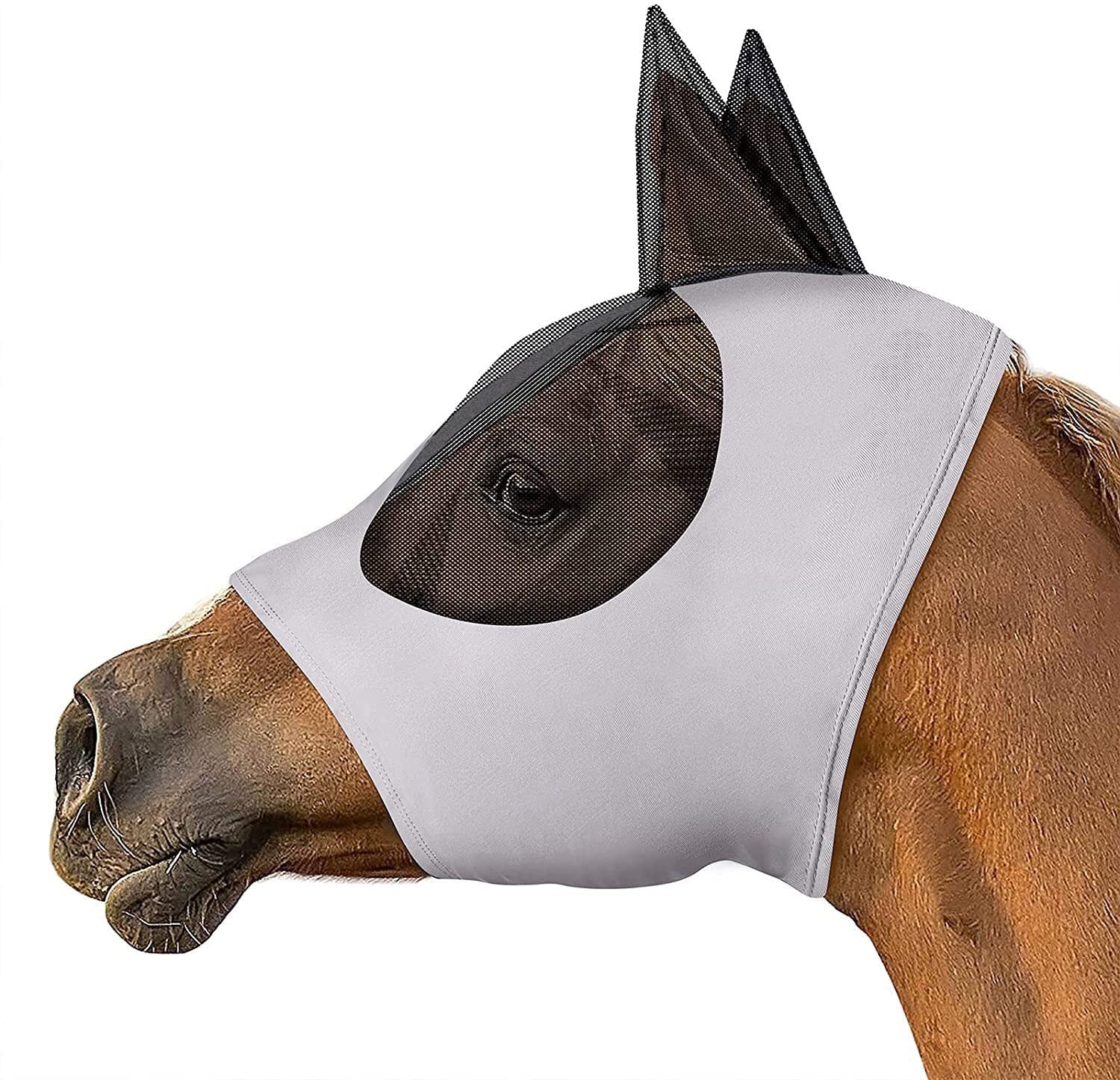 🐴🌬️ Maschera Protettiva Viso Cavallo - Scudo Totale Anti-Vento, Anti-Insetti e Anti-Polvere!
