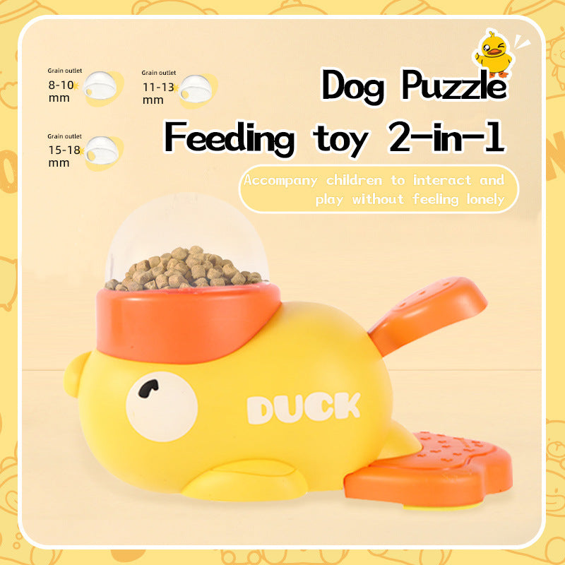 🦆🧩 Dispenser Cibo Interattivo "Papera Smart" - Premi per Avere la Pappa!