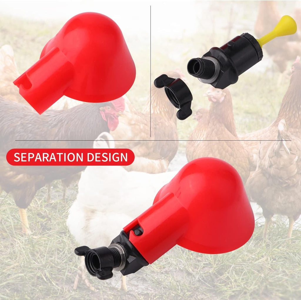 🐔 Abbeveratoio Automatico per Pollame: Acqua Fresca, Zero Sprechi! 🦆