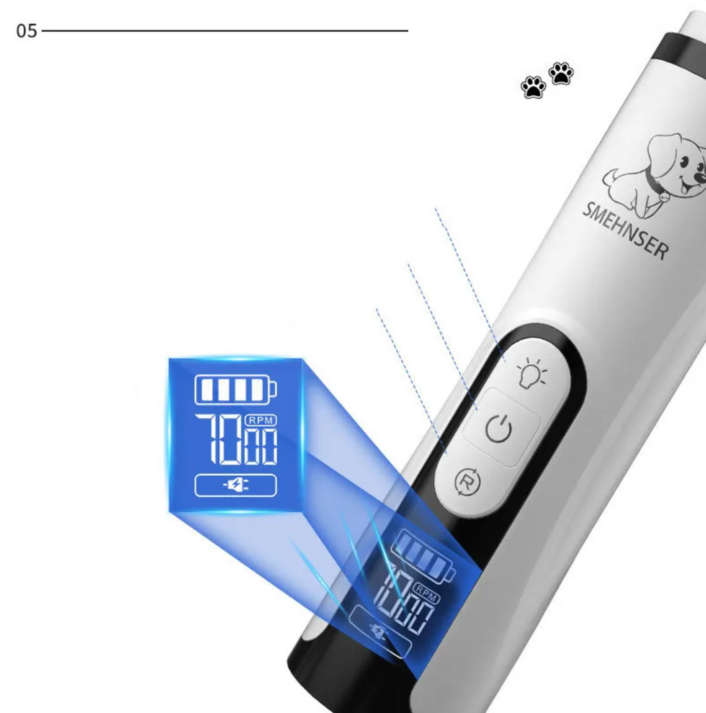 Tagliaunghie LED per Animali con Rilevatore di Vasi Sanguigni.