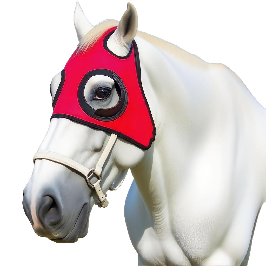 🐴🌬️ Maschera Protettiva Viso Cavallo - Scudo Totale Anti-Vento, Anti-Insetti e Anti-Polvere!
