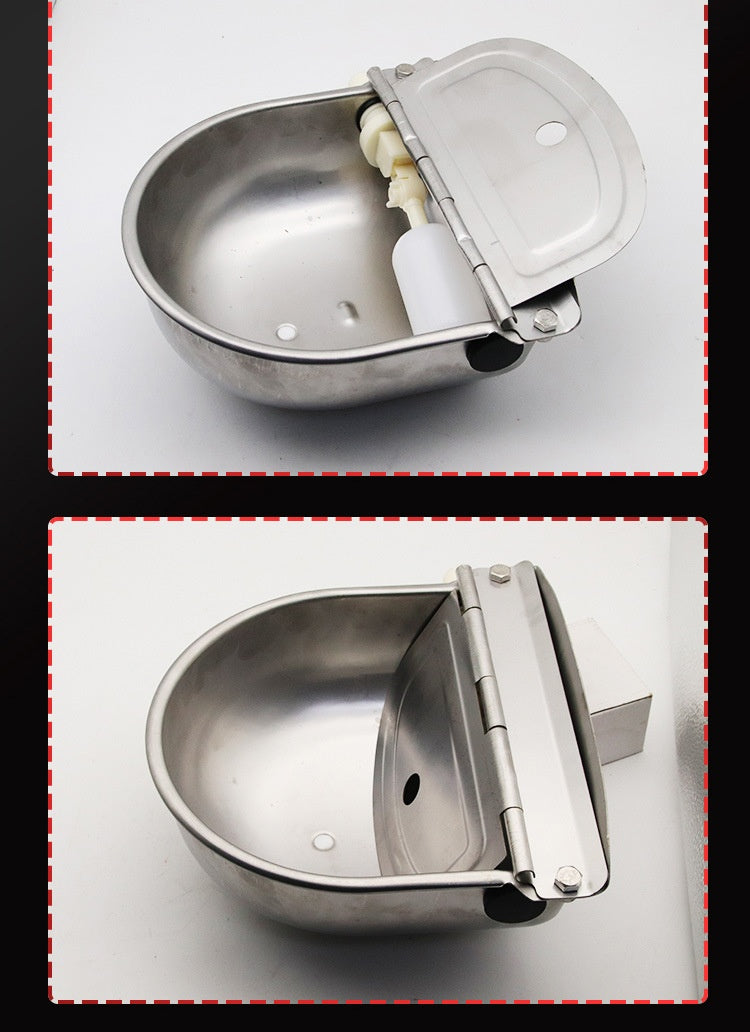 🐴💧 Abbeveratoio Automatico in Acciaio Inox con Galleggiante - Acqua Sempre Fresca!