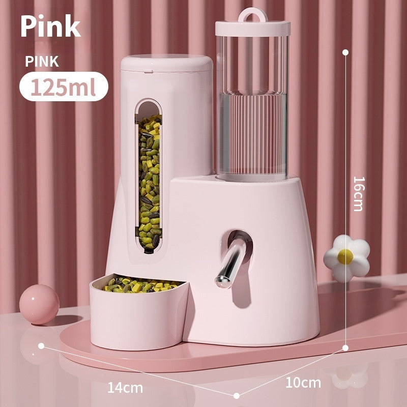 Dispenser Automatico 2-in-1: Pasti Sempre Freschi, Igiene Totale e Zero Sprechi 🐹💧