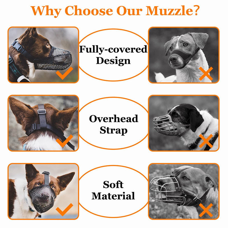 💨🐶 Museruola in Rete 3D Ultra-Traspirante - La Soluzione Fresca e Leggera!