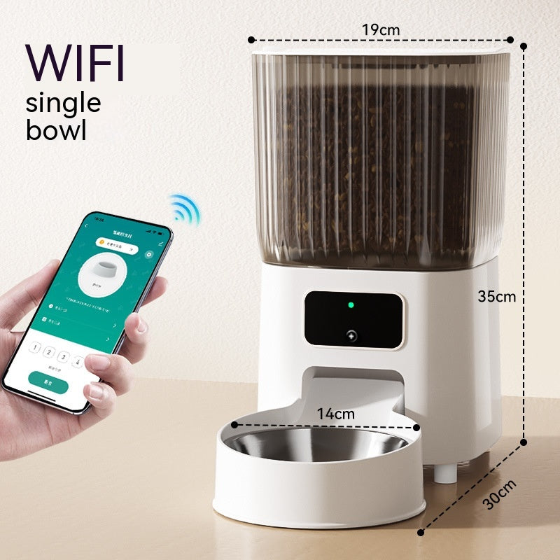 Dispenser Cibo Smart con Videocamera e App Wi-Fi