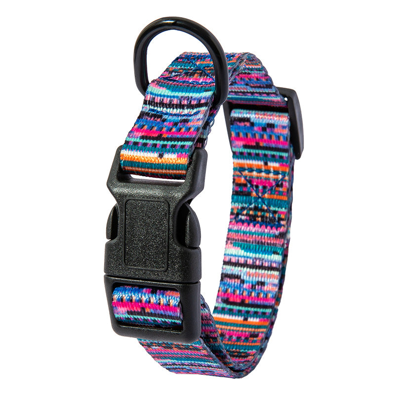 Set Collare e Guinzaglio con Fantasia Etnica: Stile Unico in Passeggiata! 🐕