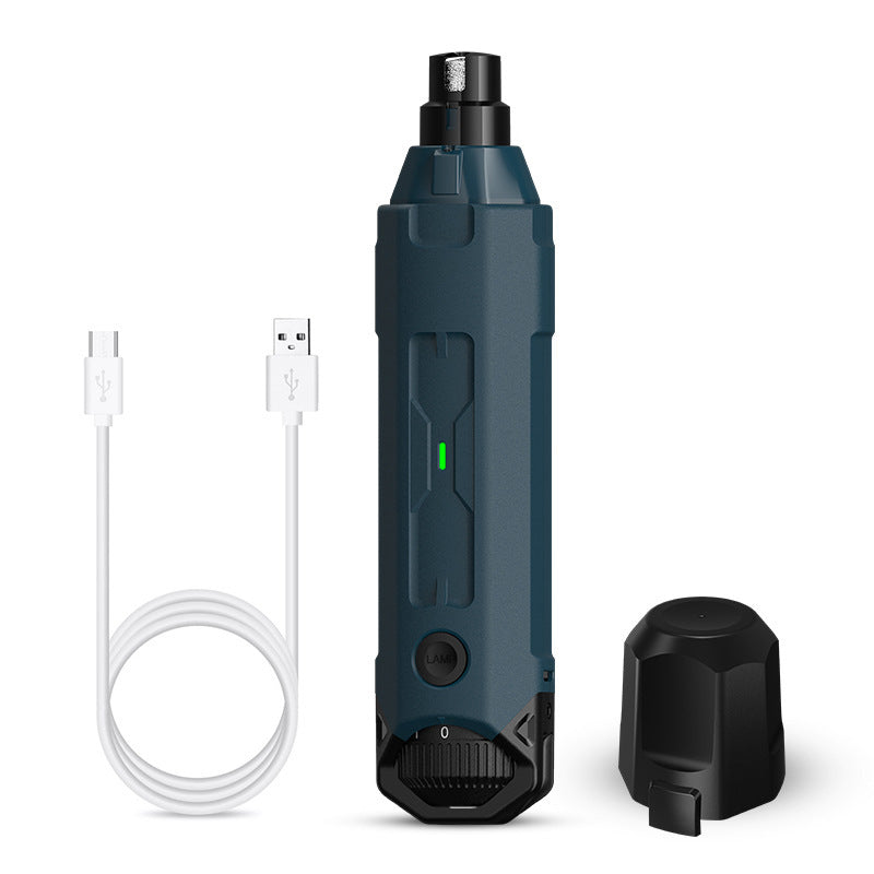 ⚙️🐾 Lima Unghie Elettrica a 6 Velocità con LED - Manicure Professionale e Senza Stress!