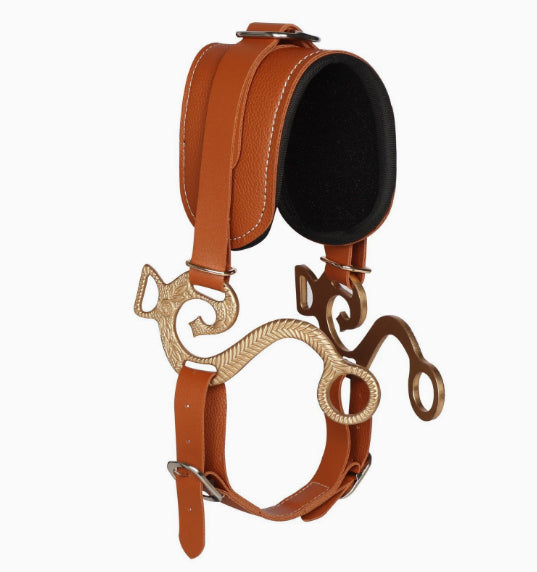 🐴🏆 Capezza da Addestramento in Vero Cuoio - Robustezza Tattica ed Eleganza Tradizionale