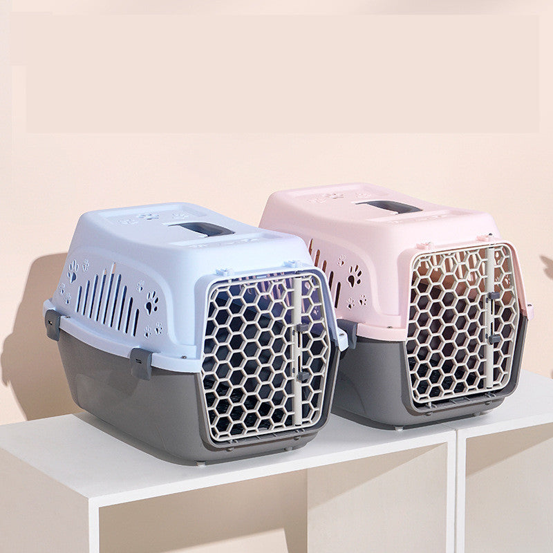 ✈️🐈 Trasportino Rigido "Air Box" per Cani e Gatti - Viaggia in Totale Sicurezza e Stile!