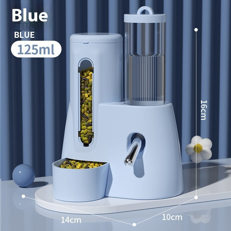 Dispenser Automatico 2-in-1: Pasti Sempre Freschi, Igiene Totale e Zero Sprechi 🐹💧