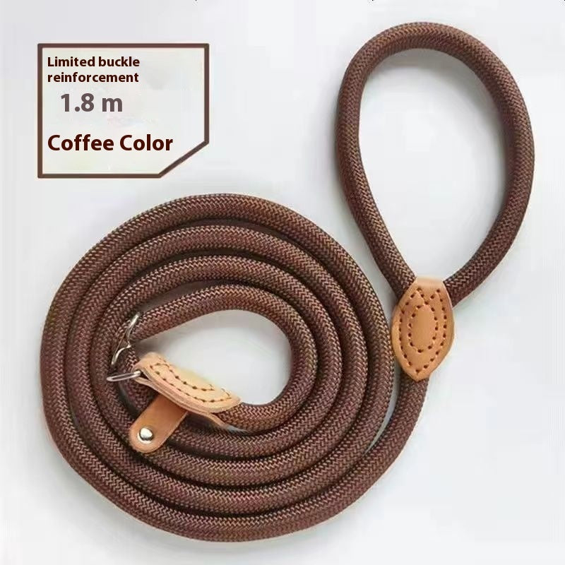 🐶🪢 Guinzaglio a Scorrimento in Morbida Corda Naturale - Eleganza e Controllo Rapido