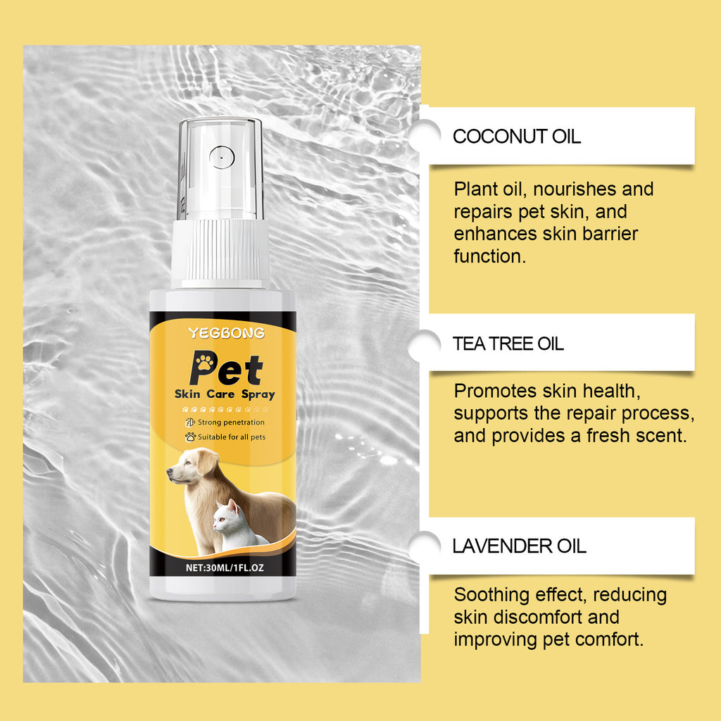Spray Lenitivo "DermaCare": Sollievo Rapido, Idratazione e Zero Prurito 🧴🐶