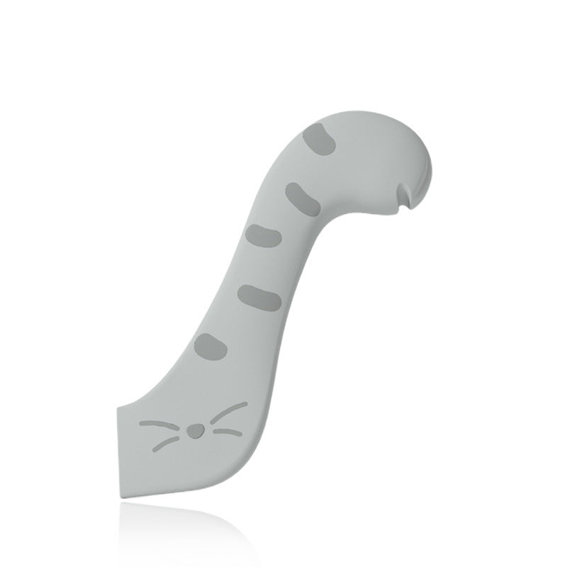 Spatola Multifunzione Apri-Scatolette e Tappo in Silicone per Cibo Umido
